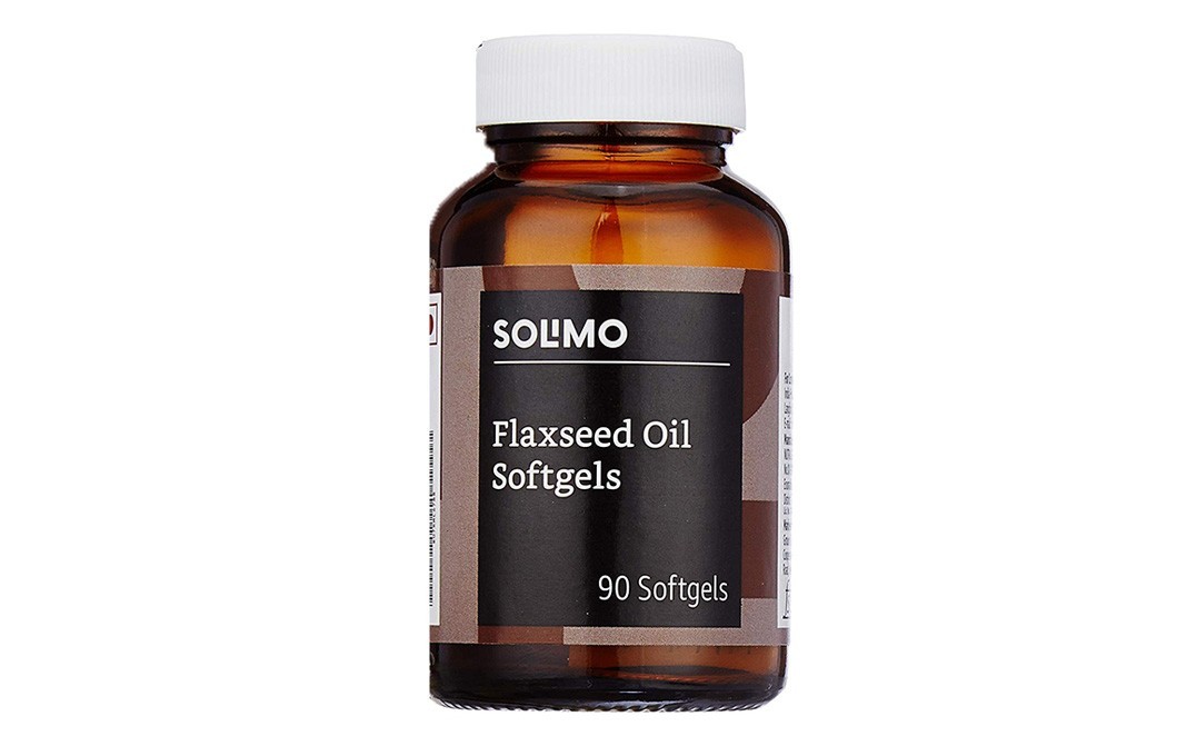 Solimo Flaxseed Oil Softgels    Plastic Jar  90 pcs